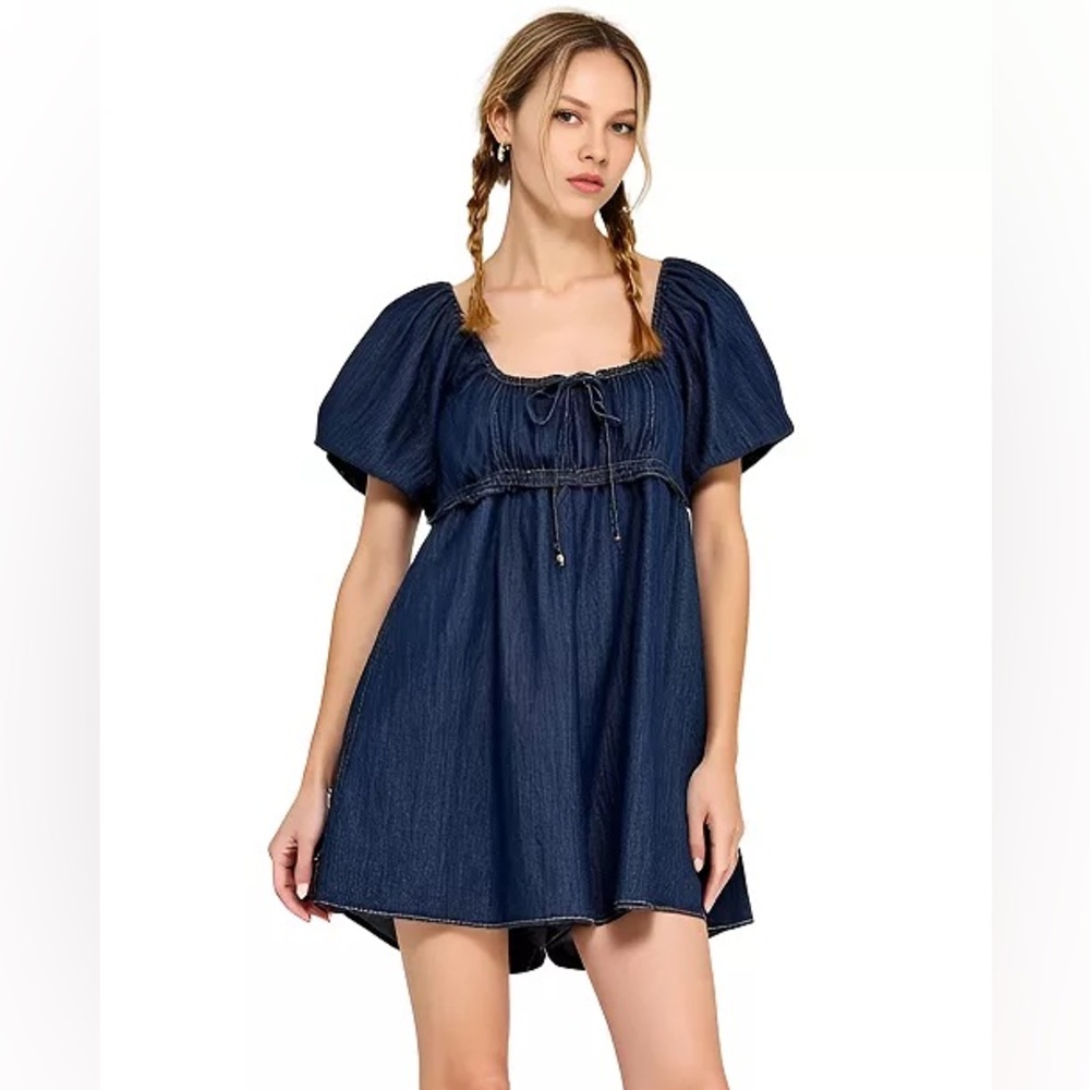 Nordstrom Modernaire Navy Blue Women's Dress